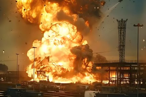 噴涂流水線設備廠家論：年關將近化工企業如何預防爆炸？（篇一）